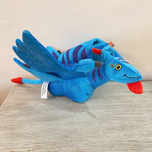 Disney Parks Stuffed Banshee Pandora Plush Stuffed Ikra Dragon Blue - Picture 1 of 8